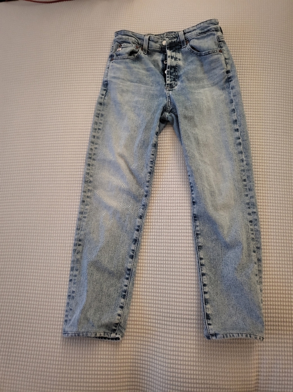 Ag Adriano Goldschmied Medium Blue Denim Jeans